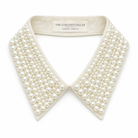 Pearl collar with 'The Curated Collar' Nashville Tennessee label on a white background